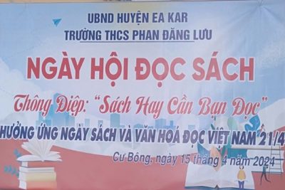 HƯỞNG ỨNG NGÀY HỘI SÁCH VÀ VĂN HOÁ ĐỌC VIỆT NAM